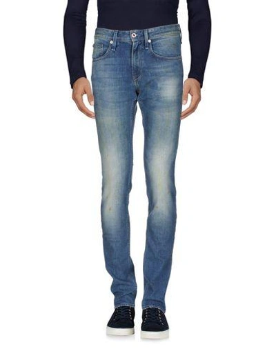 Shop Love Moschino Denim Pants In Blue