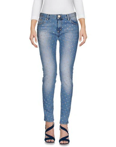 Shop Pinko Denim Pants In Blue