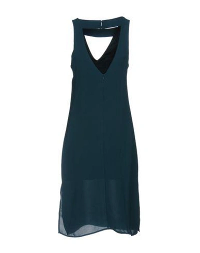 Shop C/meo Collective Knee-length Dresses In Dark Green