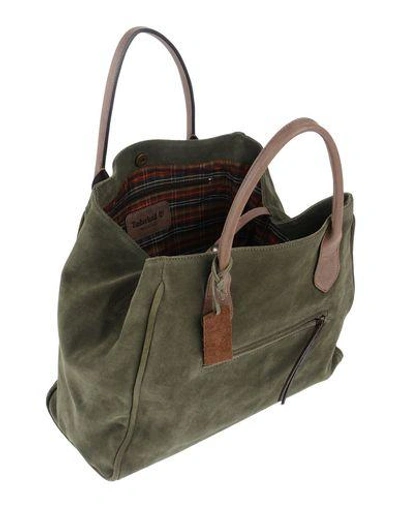 Shop Timberland Handbags In Military Green