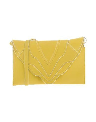 Shop Elena Ghisellini Handbag In Yellow