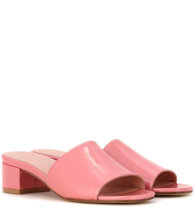 Maryam Nassir Zadeh Sophie Patent Leather Sandals