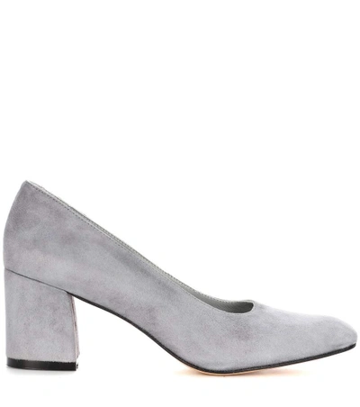 Shop Maryam Nassir Zadeh Maryam Suede Pumps In Stoee Suede