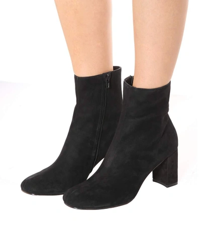 Shop Maryam Nassir Zadeh Agnes Suede Ankle Boots In Black