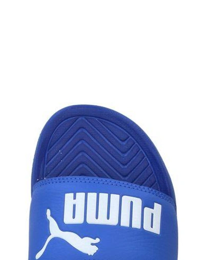 Shop Puma Sandals In Blue