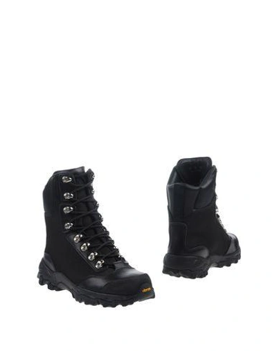 Marcelo Burlon County Of Milan Ankle Boots In Black
