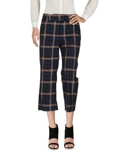 Dondup Cropped Pants & Culottes In Dark Blue