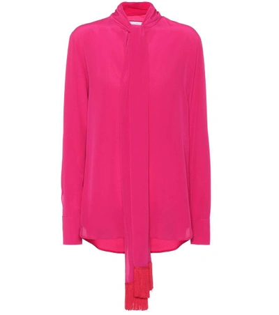 Shop Stella Mccartney Silk Blouse In Pink