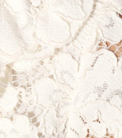 Shop Philosophy Di Lorenzo Serafini One-shoulder Lace Dress In White