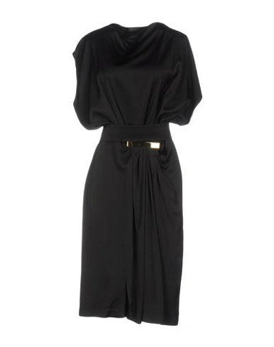 Vionnet Knee-length Dresses In Black