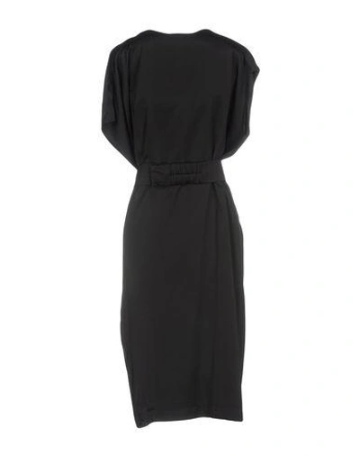 Shop Vionnet Knee-length Dresses In Black
