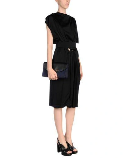 Shop Vionnet Knee-length Dresses In Black