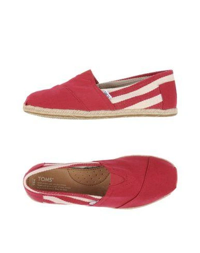 Shop Toms In Brick Red