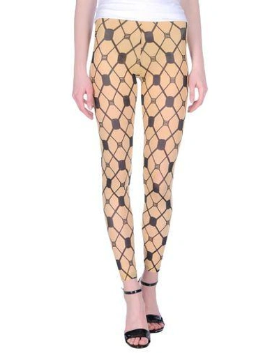 Ktz Leggings In Beige