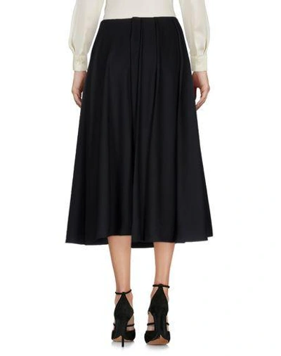 Shop Vionnet 3/4 Length Skirts In Black