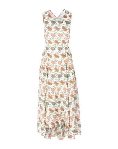 Tory Burch 3/4 Length Dresses In Ivory