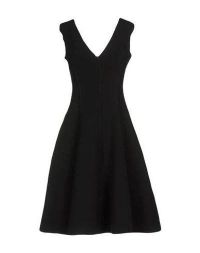 Shop Norma Kamali Knee-length Dresses In Black