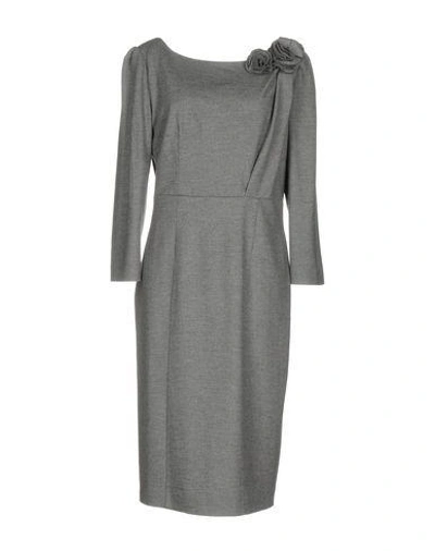 Blumarine Short Dress In Grey