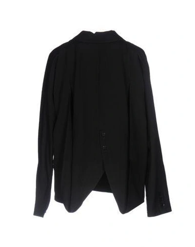 Shop Yohji Yamamoto Blazers In Black