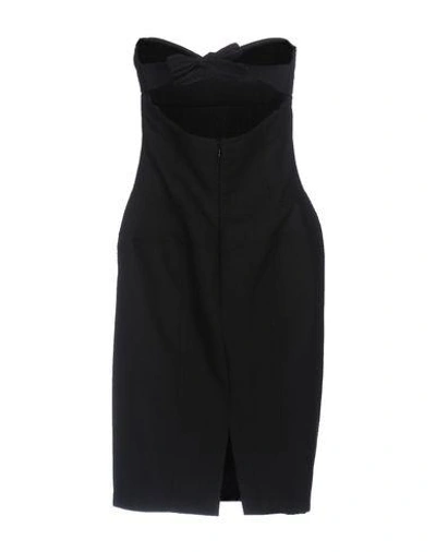 Shop Ermanno Scervino Short Dresses In Black