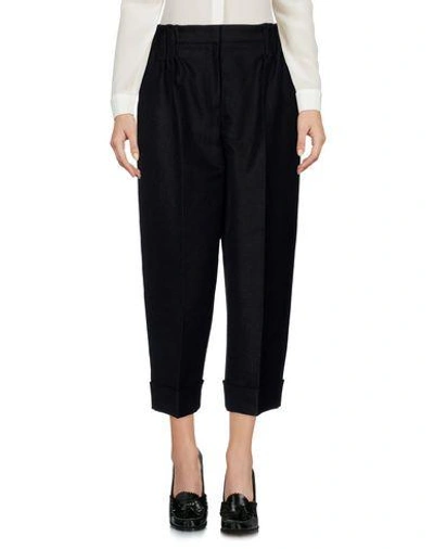 Viktor & Rolf Cropped Pants & Culottes In Black