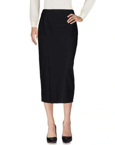 Shop Elizabeth And James Midi Skirts In Black