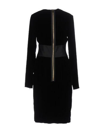 Shop Alexandre Vauthier Knee-length Dresses In Black