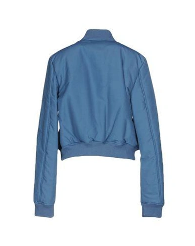 Shop Love Moschino Bomber In Pastel Blue