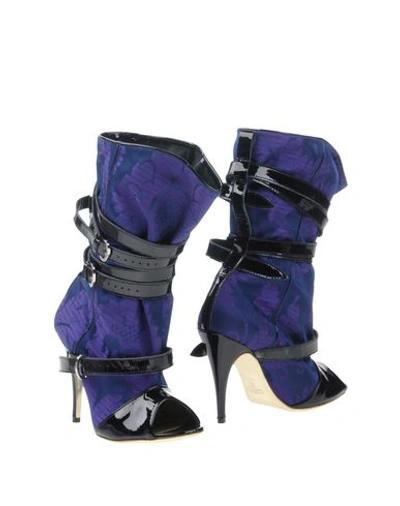 Vivienne Westwood Ankle Boot In Purple
