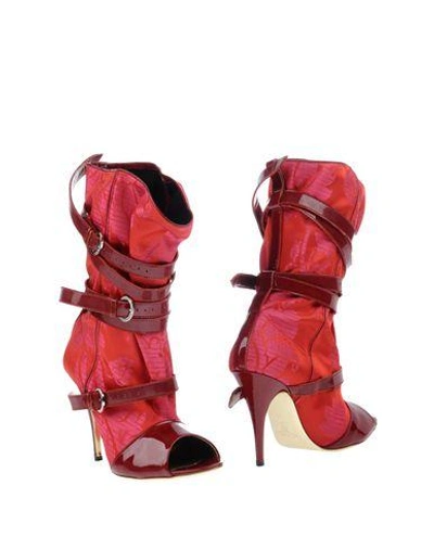 Shop Vivienne Westwood Ankle Boots In Red