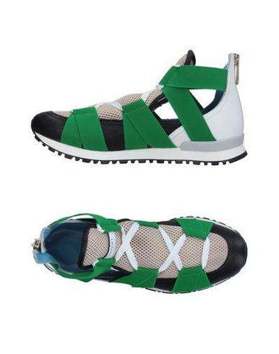 Shop Vionnet Sneakers In Green