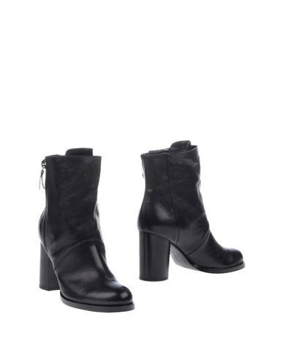 Shop Casadei Ankle Boots In Black