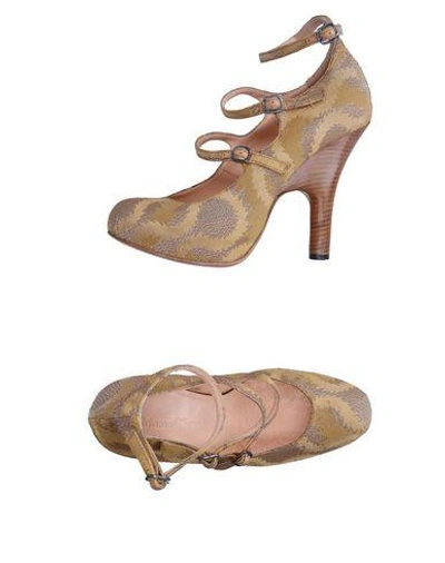 Shop Vivienne Westwood Pumps In Gold