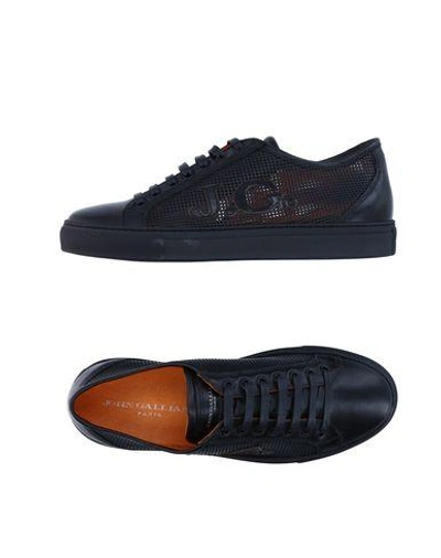 Shop John Galliano Sneakers In Black
