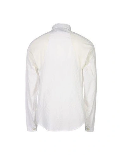 Shop Abasi Rosborough Solid Color Shirt In White