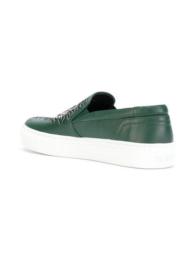 Shop Kenzo Tiger Sneakers - Green