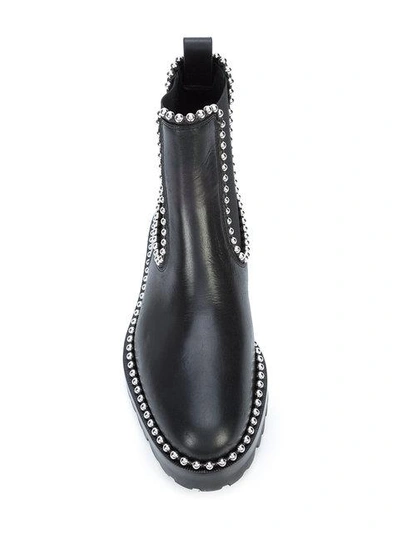Alexander Wang Spencer Studded Leather Chelsea Boots In Black | ModeSens