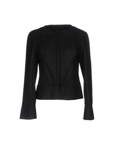 Shop Emporio Armani Blazer In Black
