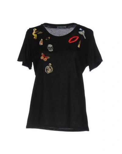 Shop Alexander Mcqueen T-shirts In Black