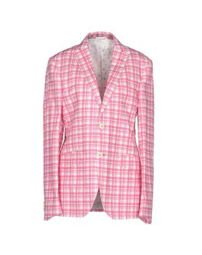 Shop Etro Blazers In Fuchsia