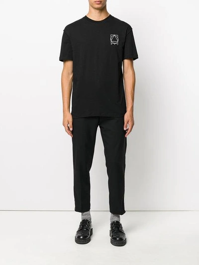 Mcq By Alexander Mcqueen Black Logo Glyph Icon T-shirt | ModeSens