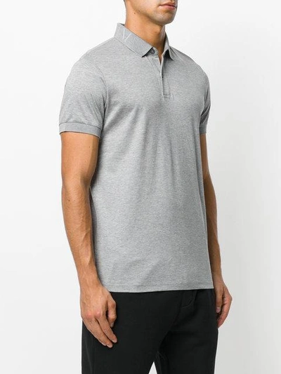 Shop Emporio Armani Polo Shirt With Logo Collar