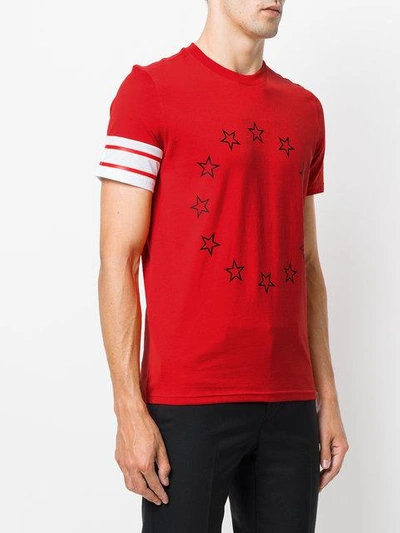 Shop Givenchy Stars And Stripe Print T-shirt