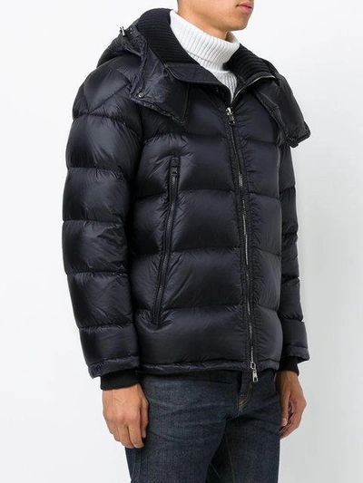 Shop Moncler Hooded Padded Jacket