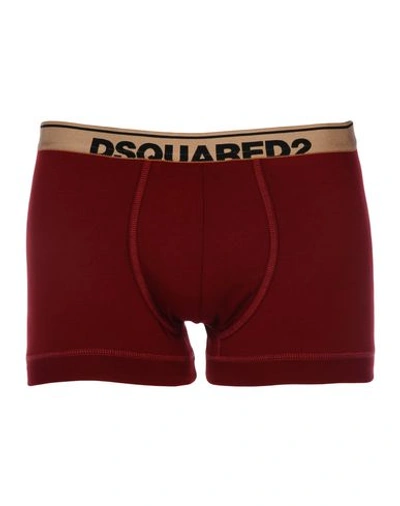Dsquared2 Boxer In Maroon