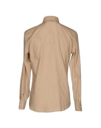 Shop Just Cavalli Solid Color Shirt In Sand