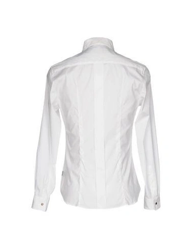 Shop Just Cavalli Shirts In Ivory