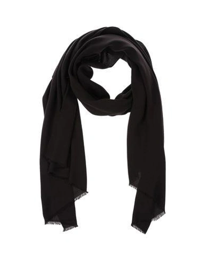 Shop Bikkembergs Scarves In Dark Brown