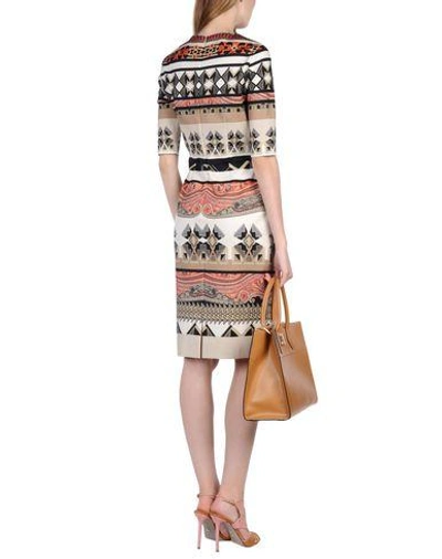 Shop Etro Knee-length Dresses In Beige