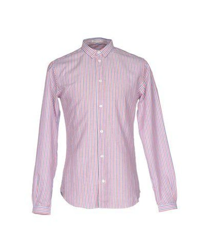 Shop Carven Striped Shirt In Red